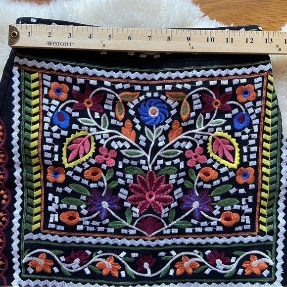 Lulus Don't Stop the Party Black Embroidered Mini Skirt - Picture 9 of 15